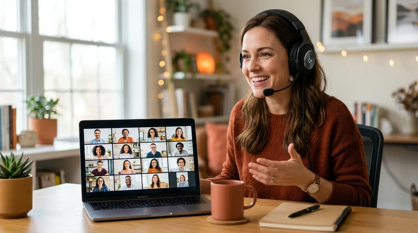 Animer un webinaire depuis son bureau